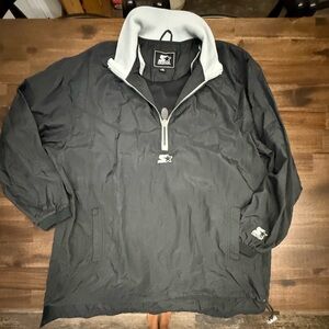 Starter Charcoal Pullover Jacket